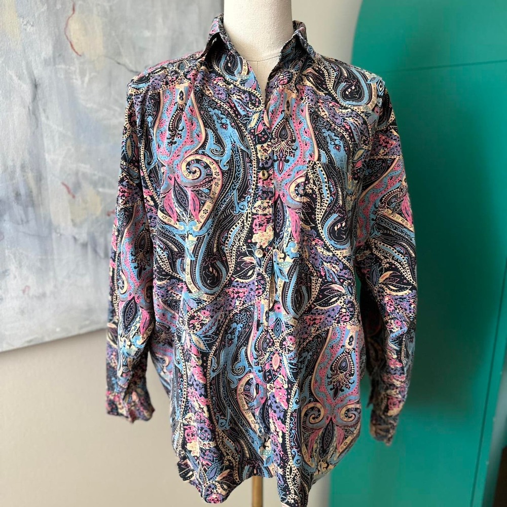 Vintage 80s county seat‎ buttondown